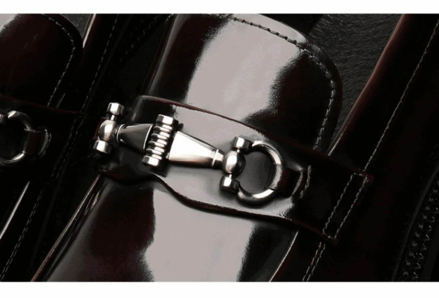 Men's Business Formal Leather Shoes Man Casual Leather Shoes Loafers Casual Business Wedding Shoes for Men Round Toe Slip-On - AIAZ