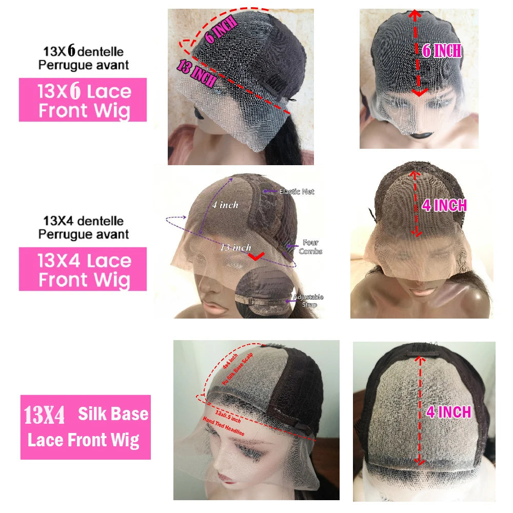 Silk Base Lace Front Wig Human Hair 13x4 Lace Front Wigs Human Hair 180 Density Honey Blonde Balayage Wig Human Hair for Women