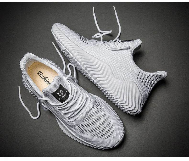 Shoes for Men Designer Men Shoes Breathable Mesh White Men's Tennis Trainers Male Casual Sneakers Zapatos Hombre Tenis Masculino - AIAZ