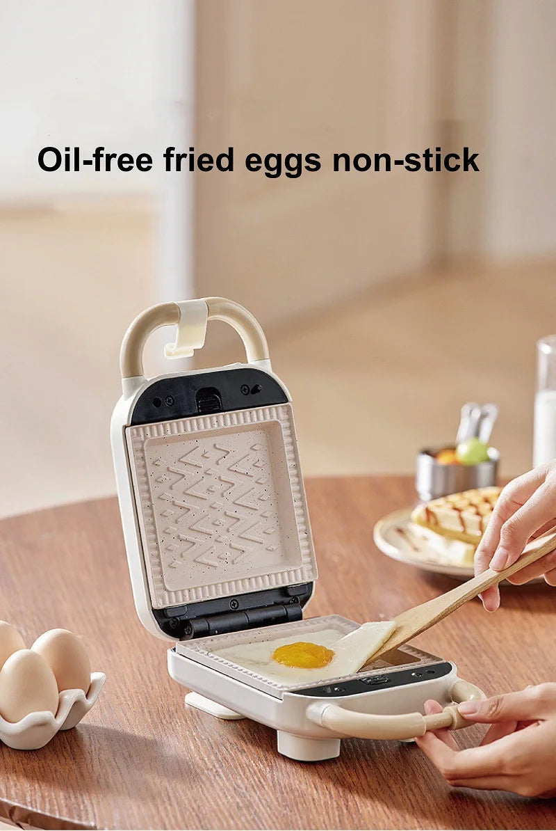 600W Electric Sandwich Machine Waffle Maker Home Toaster Multifunctional Breakfast Machine Takoyaki Pancake Donut Toast Press