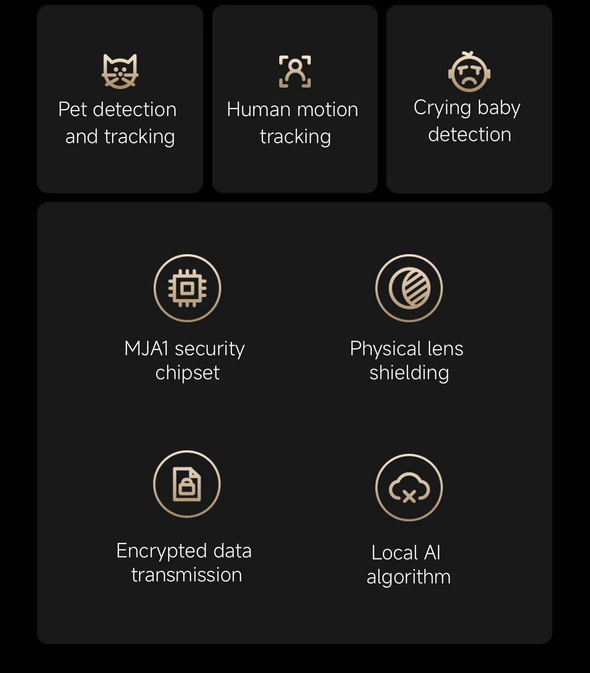 Xiaomi Smart Camera C700 8MP 4K Ultra HD Low Light Full-color Baby Cry Detection Two-Way Voice Call Surveillance Camera