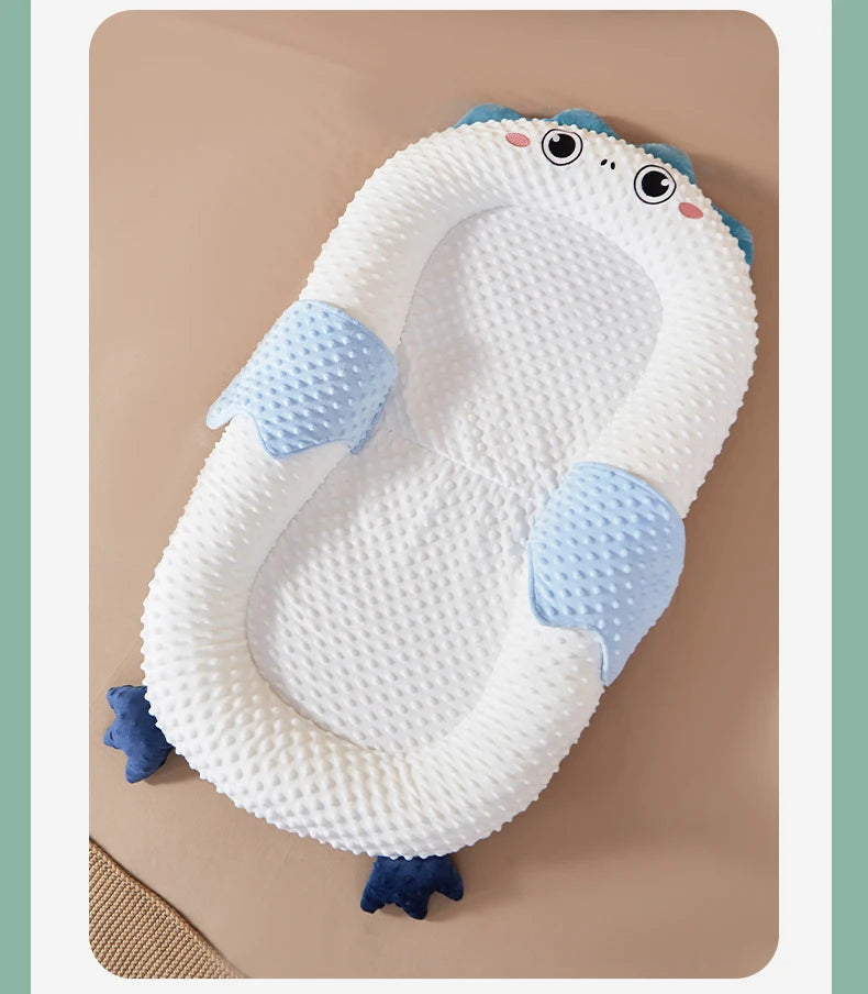 92 Baby Bedside Sleeper - Newborn Lounger Cushion, Anti-Reflux, Sleep Positioner for 0-3 Years, Infant Co-Sleeper.