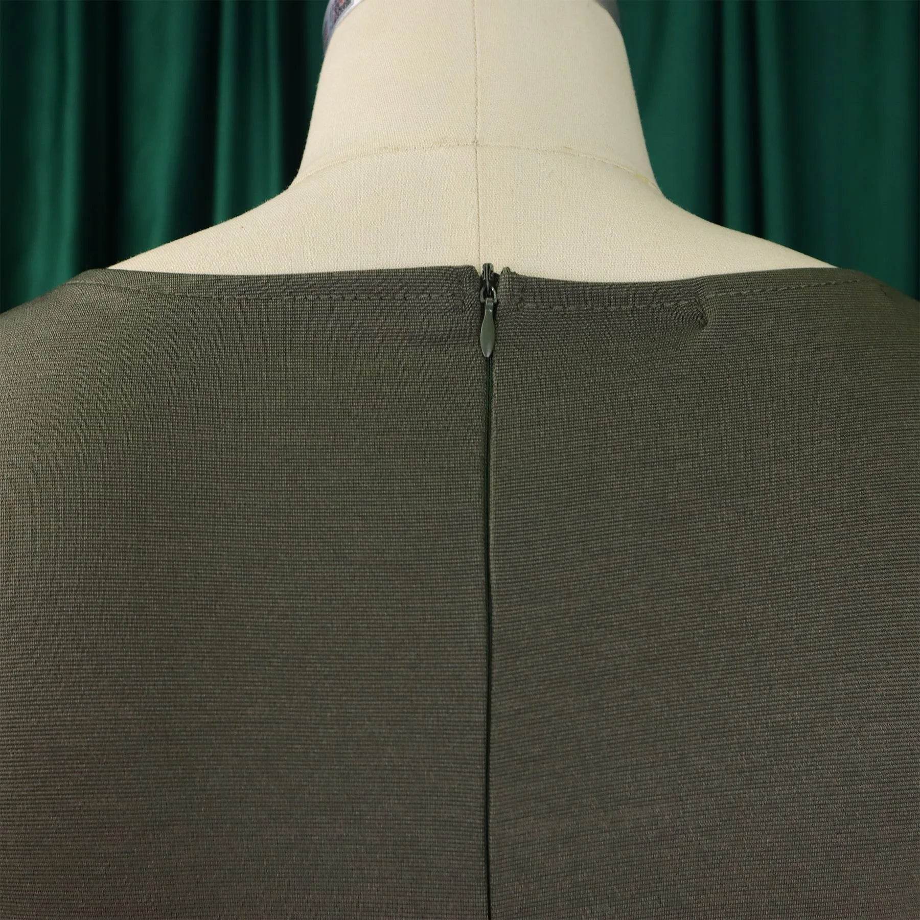 Elegant Office Dresses for Women O Neck Half Sleeve Sheath Package Hips Formal Business Work Wear Vestidos Mujer Dress Clothes - AIAZ