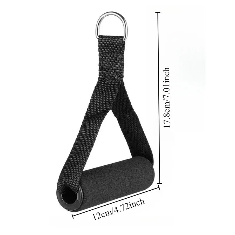 2PC Resistance Bands Sport Strength Training Body Building Equipment Fitness Gym Accessories Elastic Band Handle Expand