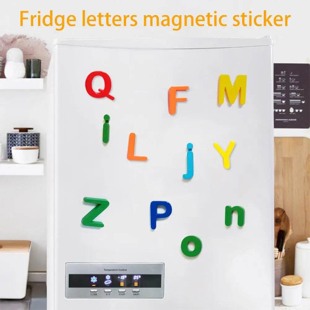Kids Magnetic Learning Alphabet Letters Plastic Refrigerator Stickers Toddlers Kids Learning Spelling Counting Educational Toys - AIAZ