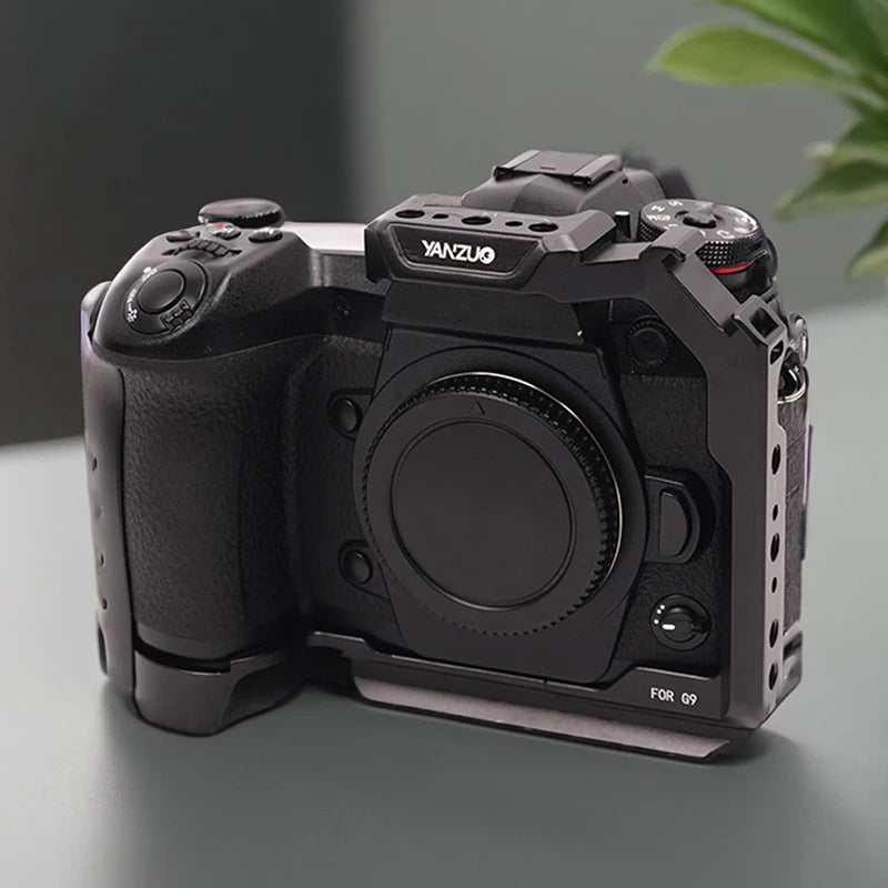 YANZUO Portable Camera G9 Rabbit Cage Kit Suitable For Panasonic Lumlx G9 Camera Metal Protective Frame 1/4 Hole Camera Cage
