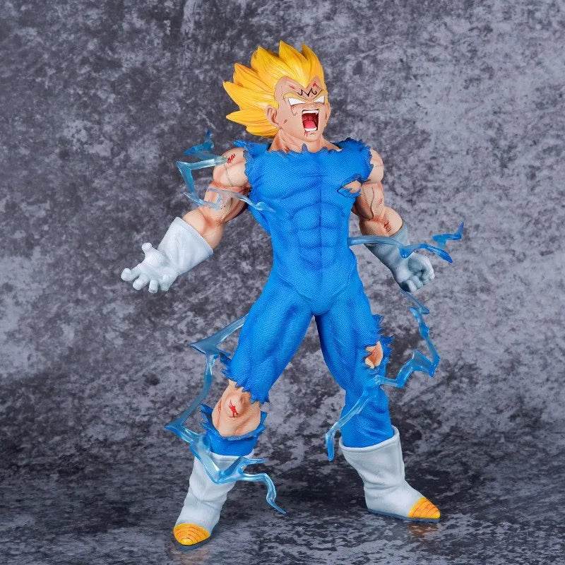 27cm Dragon Ball Self Destructing Vegeta Demonized Vegeta Action Figurin Model Pvc Statue Doll Statue Model Collection Toys Gift - AIAZ