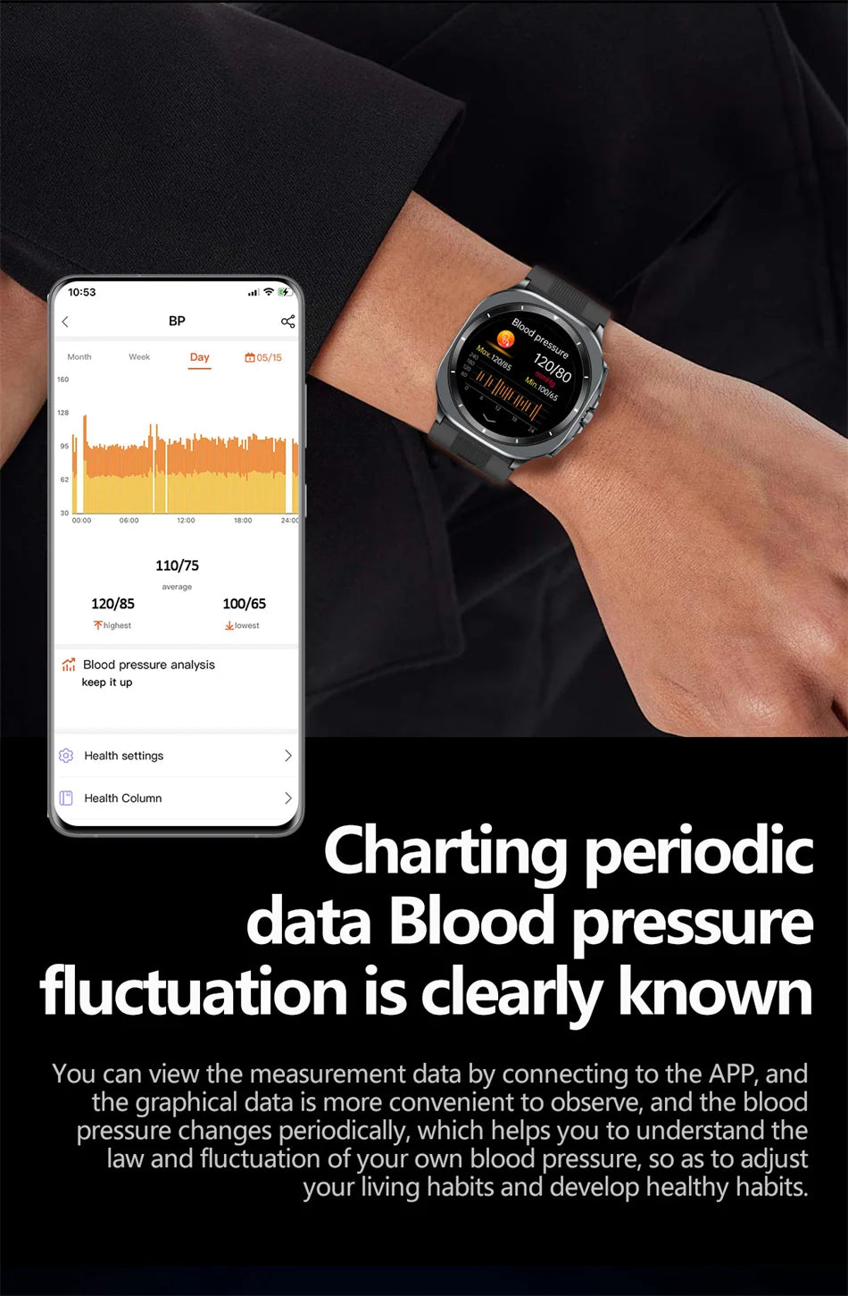 2025 New Health Nursing Accurate Measure Blood pressure Smart Watch With Air pump airbag Blood lipids Uric acid Smartwatch Men