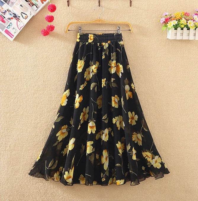 Skirts for Women Summer 2024 A Line High Waist Woman Skirt Casual Trend Modest Vintage Cheap Quality Korean Fashion Style Y2k V - AIAZ