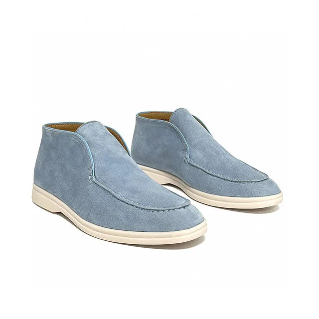 Loafers Men's Shoe Stitching Women None Adult Cow Suede Rubber Leather Casual Shoes Sneaker Best