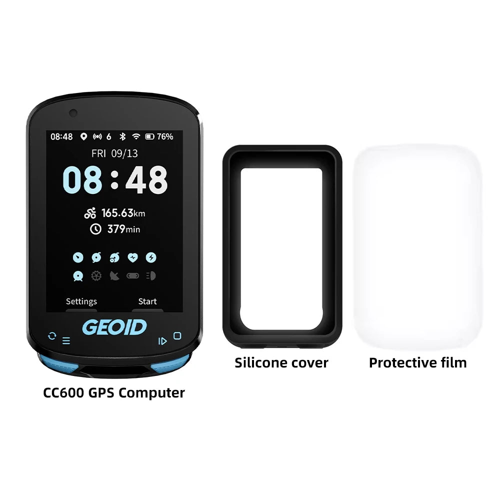 GEOID CC600 Color Screen Bike Computer Smart Navigation GPS Wireless Bicycle Speedometer WIFI ANT+ 11 Languages Cycling Odometer