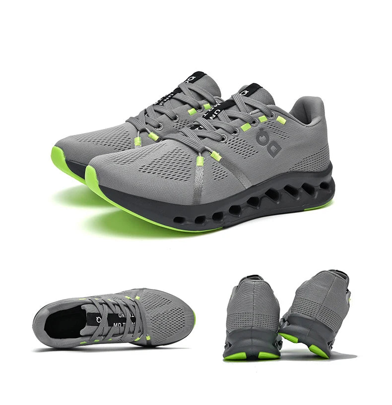 Men's Running Shoes Breathable Lightweight Shock Absorption Athletic Gym Training Sneakers Non-Slip Comfortable Sports Shoes
