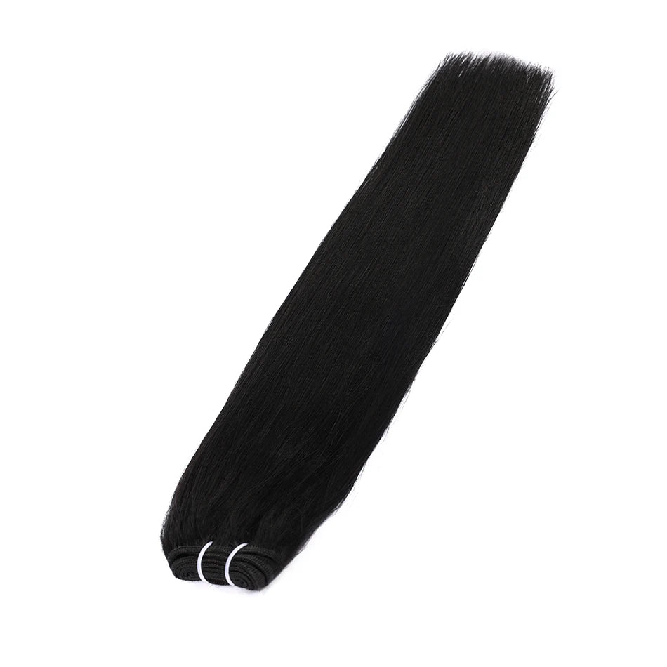 Russian Human Hair Bundles Weft 100% Remy Human Hair Weaves 100G /50G Hair Weaving Braiding Natural Straight Hair
