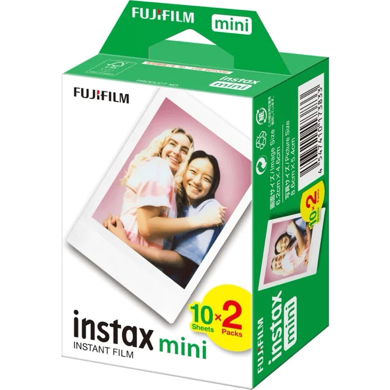 Fujifilm Instax Mini Film White Edge 3 inch Paper for Fuji Instant Film Camera Mini 12 11 9 8 40 70 90 Link 2 EVO 10-100 Sheets