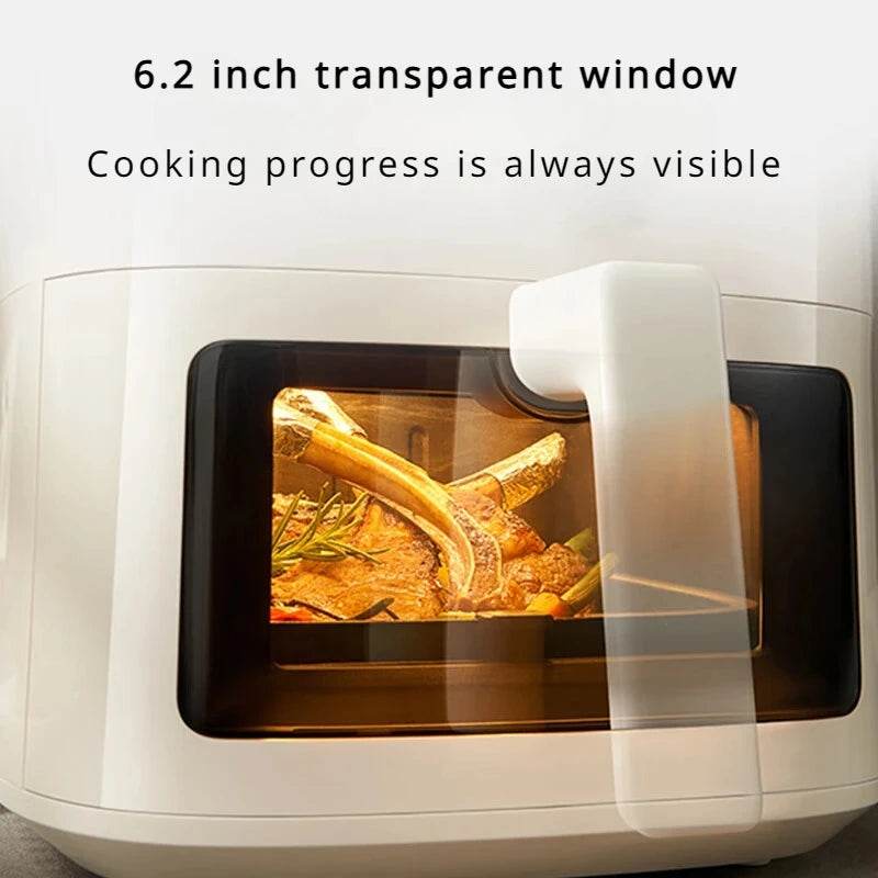 New Xiaomi Mijia Air Fryer N1 5L Household Low Oil And Light Fat No Flipping Required Smokeless Kitchen Electric Hot Fryer Oven - AIAZ