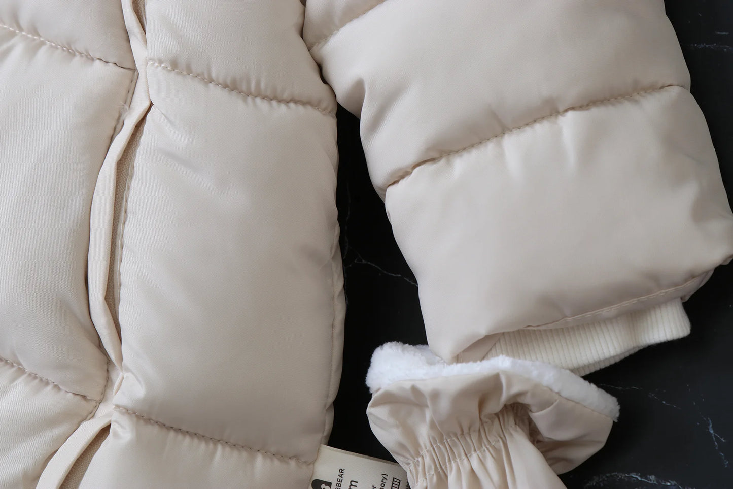 2024 New Winter Baby Rompers Thick Warm Infant Hooded Inside Fleece Jumpsuit Newborn Boy Girl Overalls Toddler Clothing Set