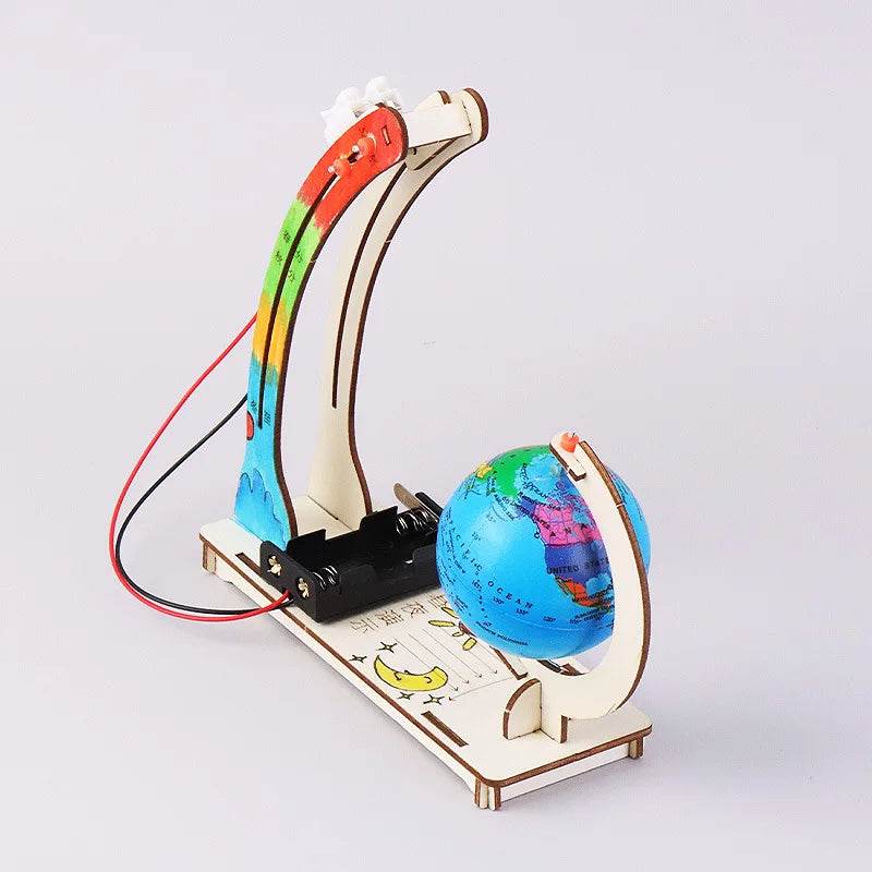Day Night Alternation Globe Kids Science Toys DIY STEM Technological Physics Learning Kit Funny Teaching Aids Educational Toys - AIAZ