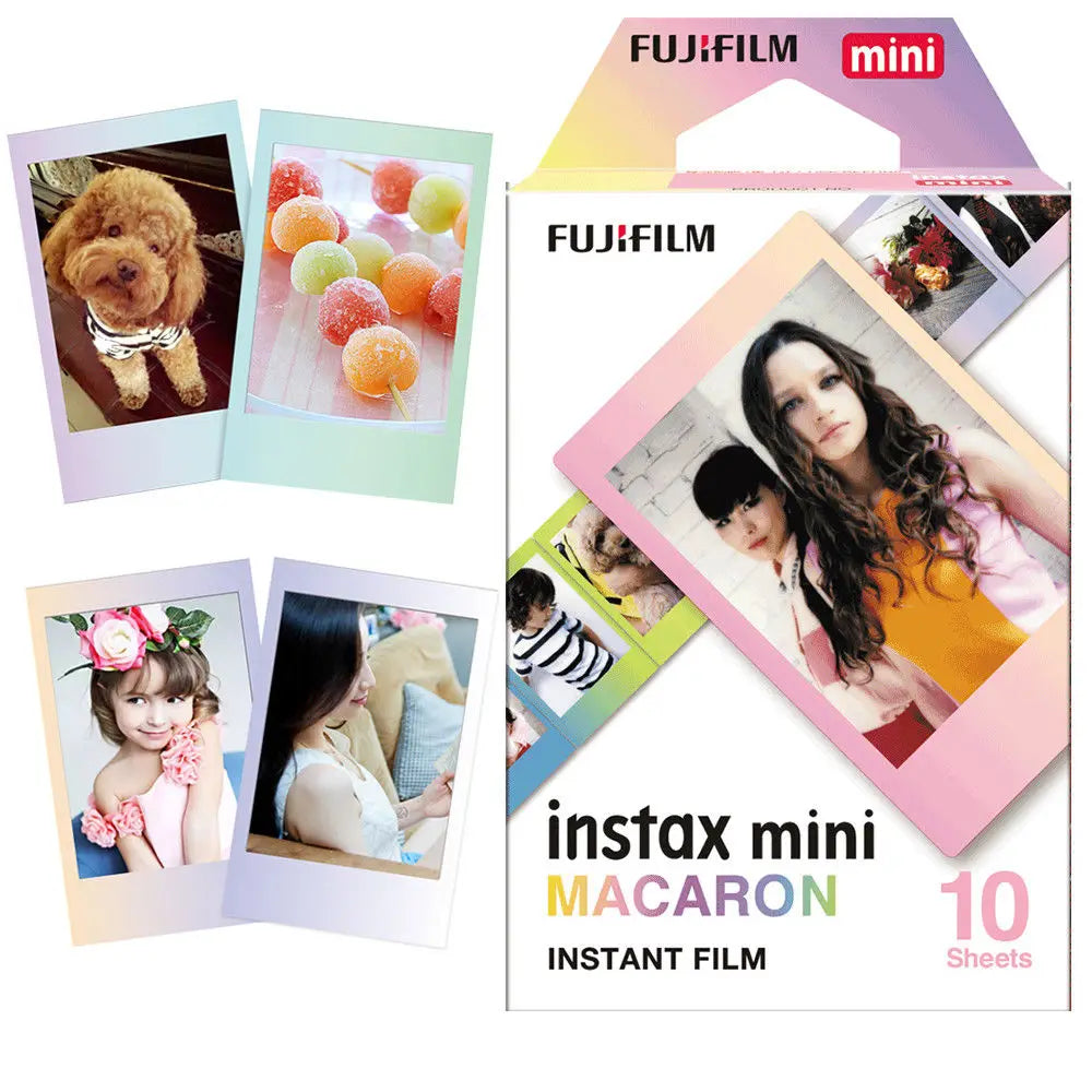10 -50 Sheets Fujifilm Instax Mini 12 11 8 9 Film Stained Stars Fuji Instant Photo Paper For 70 7s 50s 90 25 Share SP-1 Camera