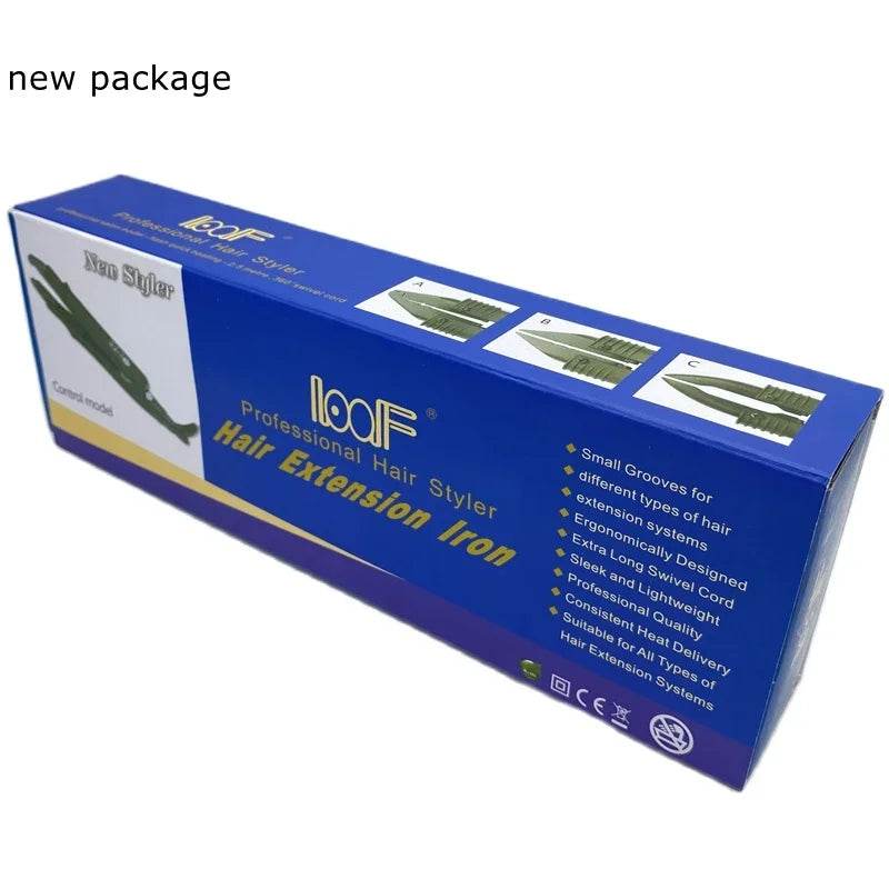 611B Constant Loof hair extensions Tongs Hair Connectors Flat Tip Hair Extension Iron Connectors Hair Extension Tools Section - AIAZ
