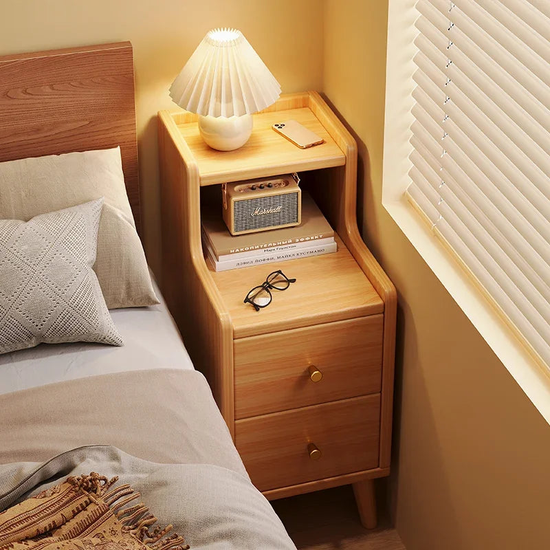 Modern Nightstands Bedroom Small Bedside Corner Night Stands Narrow Drawers Mobila Pentru Dormitor Bedroom Set Furniture