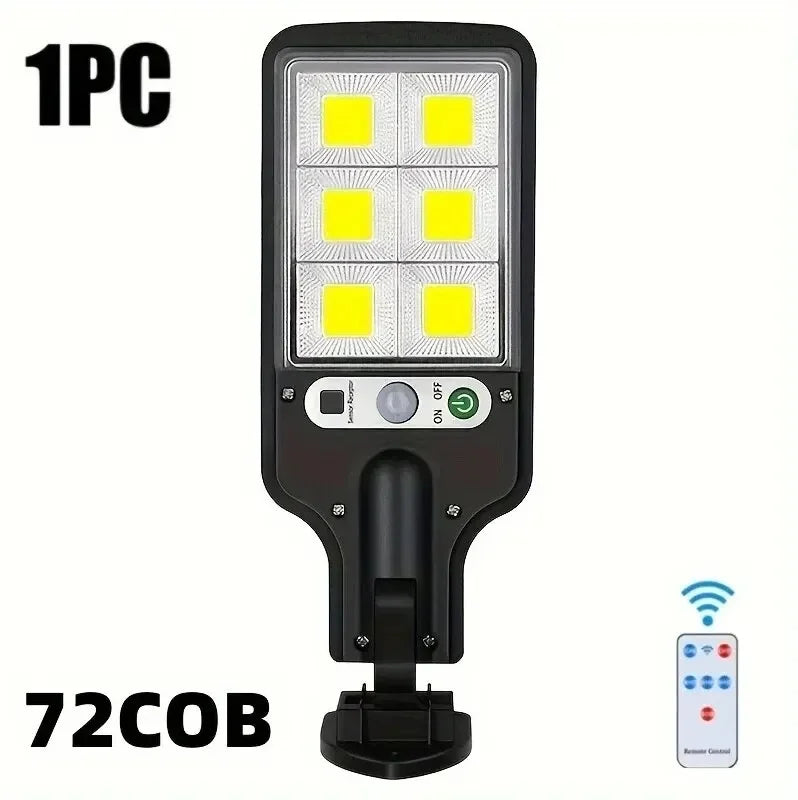 Solar Outdoor LED Wall Light with Human Body Waterproof 3modes Induction for Garden Terrace Garage Courtyard and Street Lighting