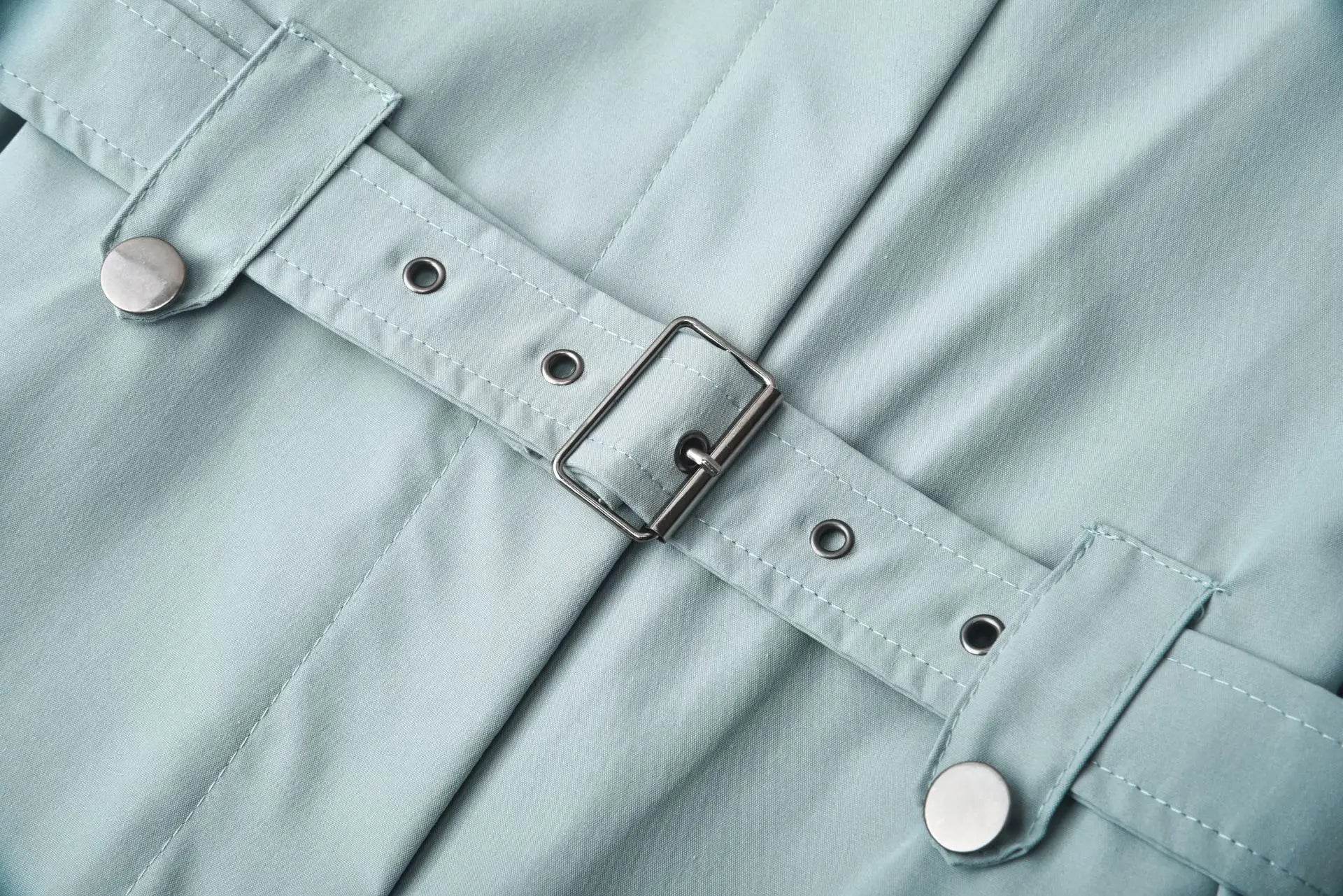 2025 Women's Casual Jumpsuits Cargo Playsuit Sleeveless O Neck Jumpsuit With Pocket and Belt Elegant Pencil Pants Loose Overalls - AIAZ