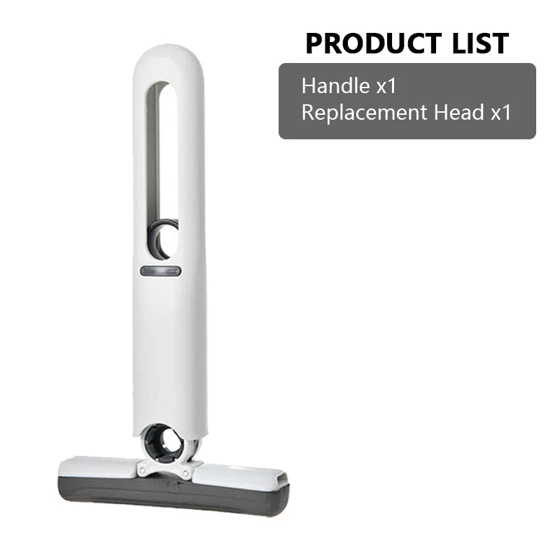 Mini Self Squeeze Mop, Powerful Folding Household Clean Tools, No Hand Wash, Strong Absorbent Mop for Bathroom, Kitchen, Desktop