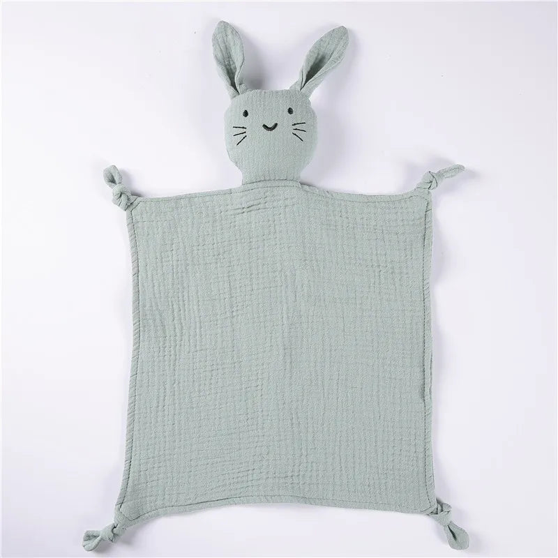 Name Personalized Embroidered Baby Soother Appease Towel Sleeping Baby Comforter Security Blanket Gift For Newbron Baby Newborn