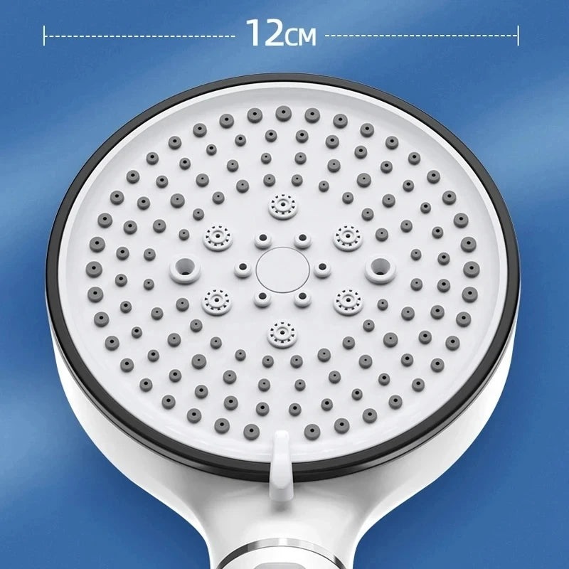 5 Modes High Pressure Shower Head Anti Limestone Filter Hygienic Remove Calcario Shower with Holder and Hose Bathroom Accessorie