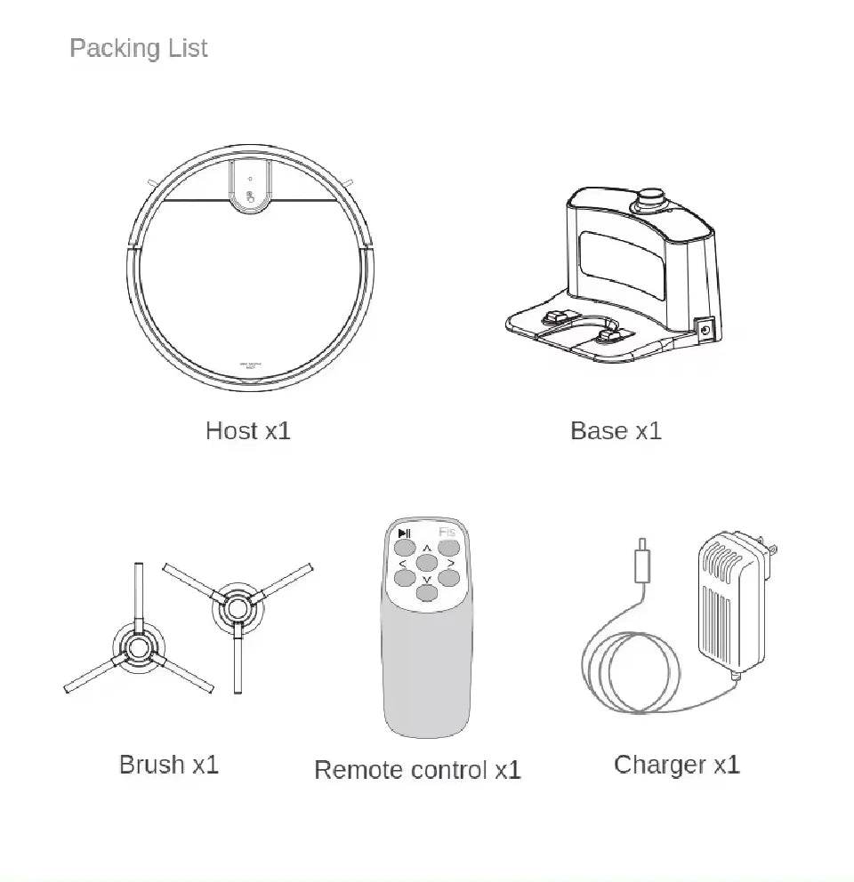 Robot Vacuum Cleaner 2500PA Smart Remote Control Wireless AutoRecharge Floor Sweeping Cleaning appliance Vacuum Cleaner For Home - AIAZ