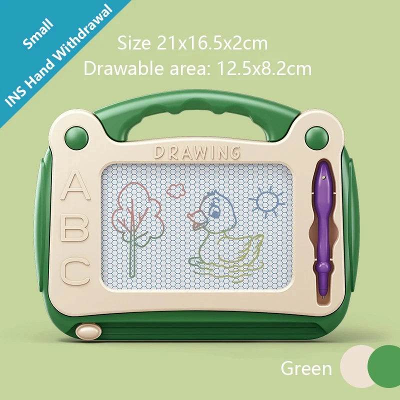 Magnetic Drawing Board Colored Graffiti Magic Eraser Drawing Board Children's Graffiti Board Art Early Education Drawing Toy - AIAZ