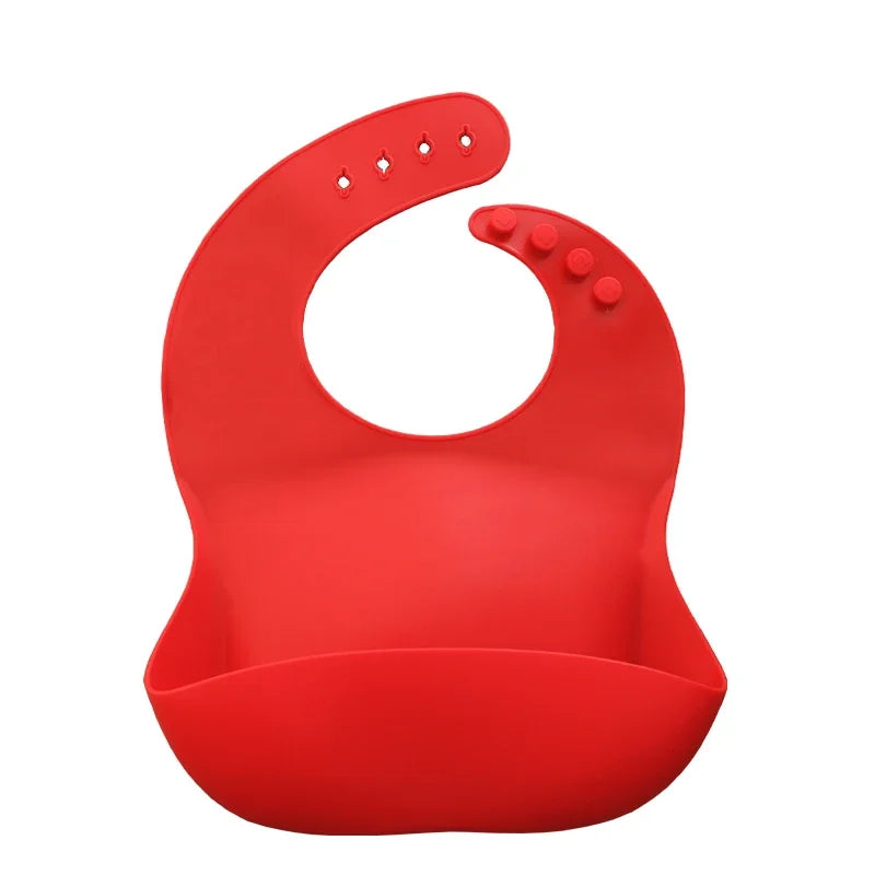 1PC Baby Lunch Apron Toddler Silicone Bibs Baby Kids Girl Boys Waterproof Saliva Cartoon Feeding Bib baby Silicone Bib Aprons