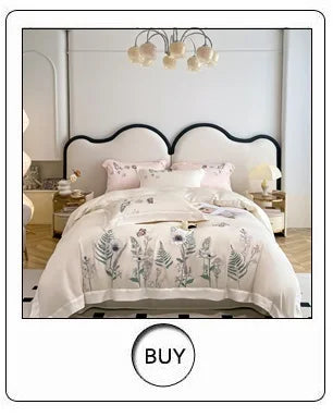 4/6/9Pcs Gorgeous European Palace Style Royal Embroidery Bedding Set Brocade Egyptian Cotton Duvet Cover Bed Sheet Pillowcases