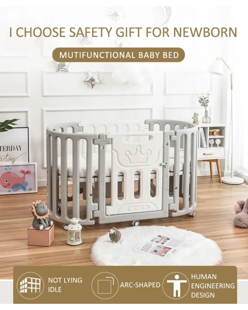 Travel Baby Bed, Baby Furniture Foldable Baby Crib