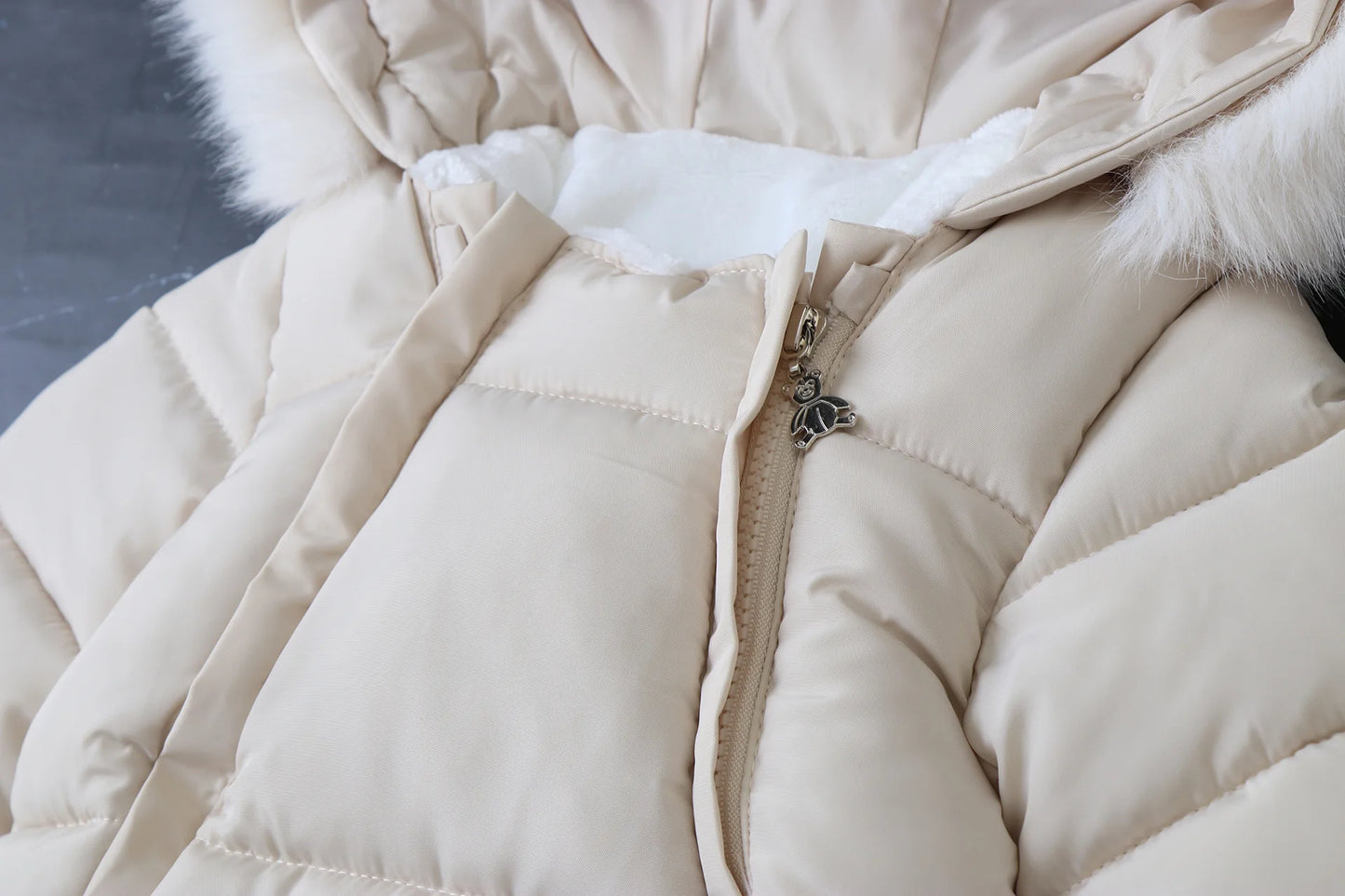 2024 New Winter Baby Rompers Thick Warm Infant Hooded Inside Fleece Jumpsuit Newborn Boy Girl Overalls Toddler Clothing Set