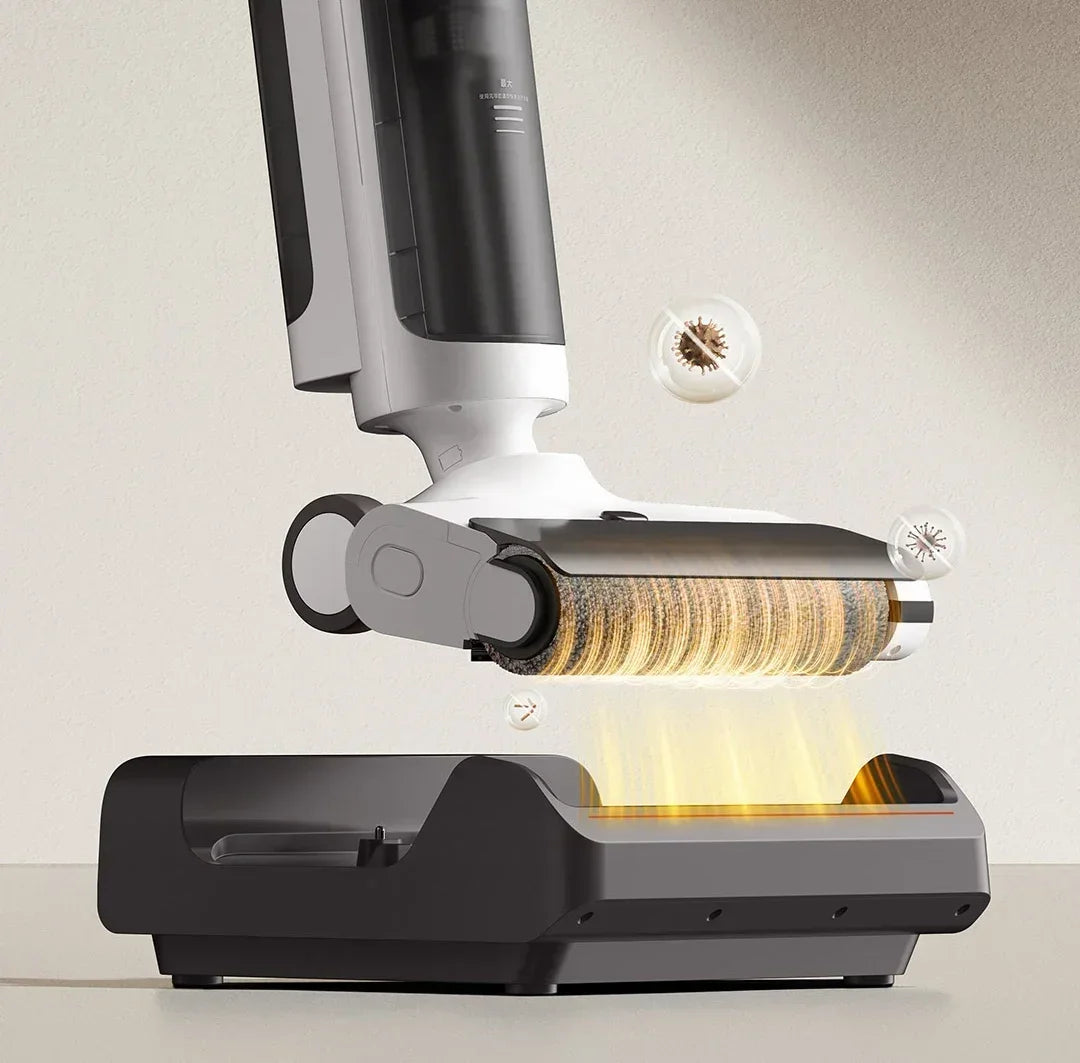 XIAOMI MIJIA Wireless  Floor Washer 4C Wet and Dry Vacuum Cleaner for Home Self Cleaning Crawler Roller Brush Mopping