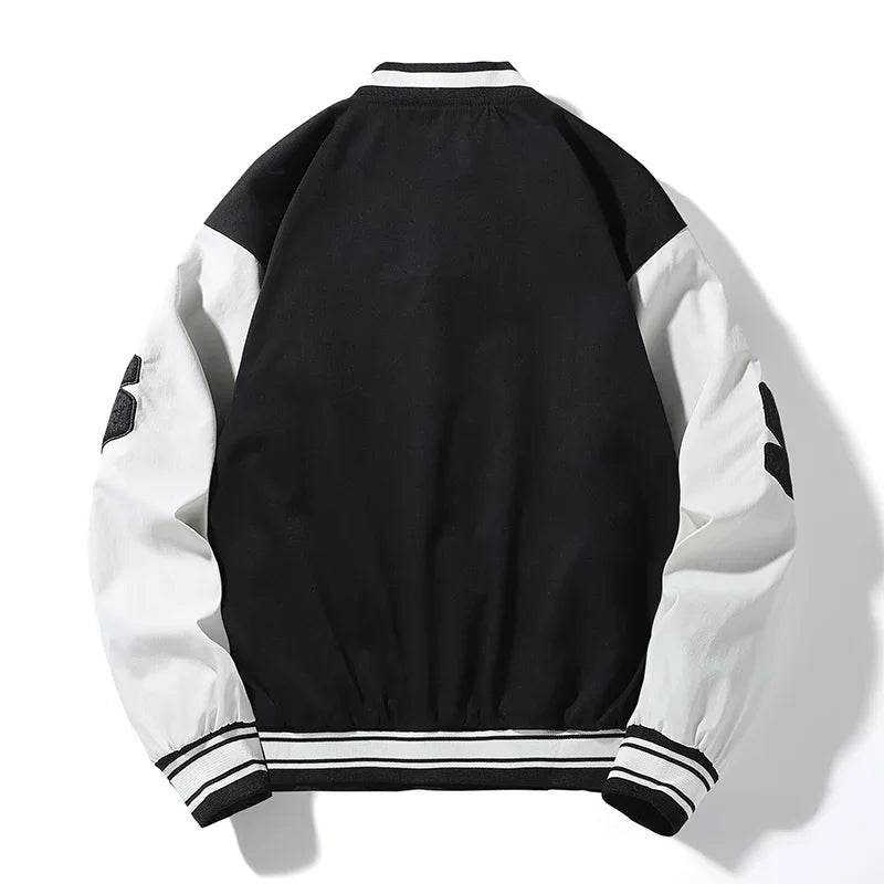 Mens Clothes Loose Fashion Baseball Uniform Outdoor Biker Travel Coat Men Loose Jacket Sportswear Motorcycle Jacket Men's Coat - AIAZ