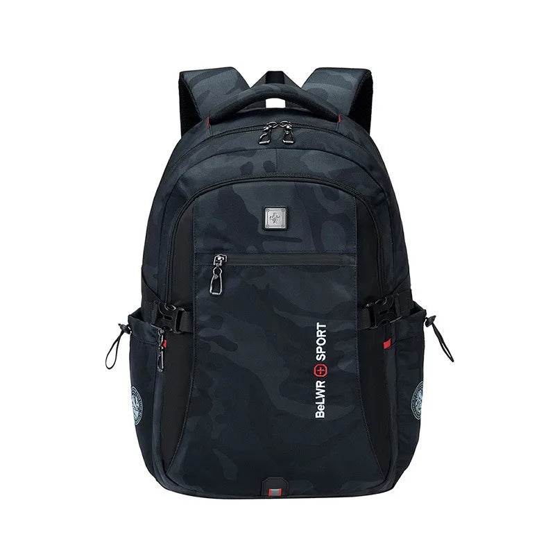 Backpack Primary School Middle School Students High School Bags Large Capacity Ultra-light Load Reduction Outdoor Travel Busines - AIAZ