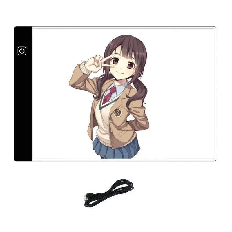 Led Drawing Copy Pad Table Animation Painting Educational Toys 3 Level Dimmable Board Gift Adjustable Light Notepad For Children - AIAZ