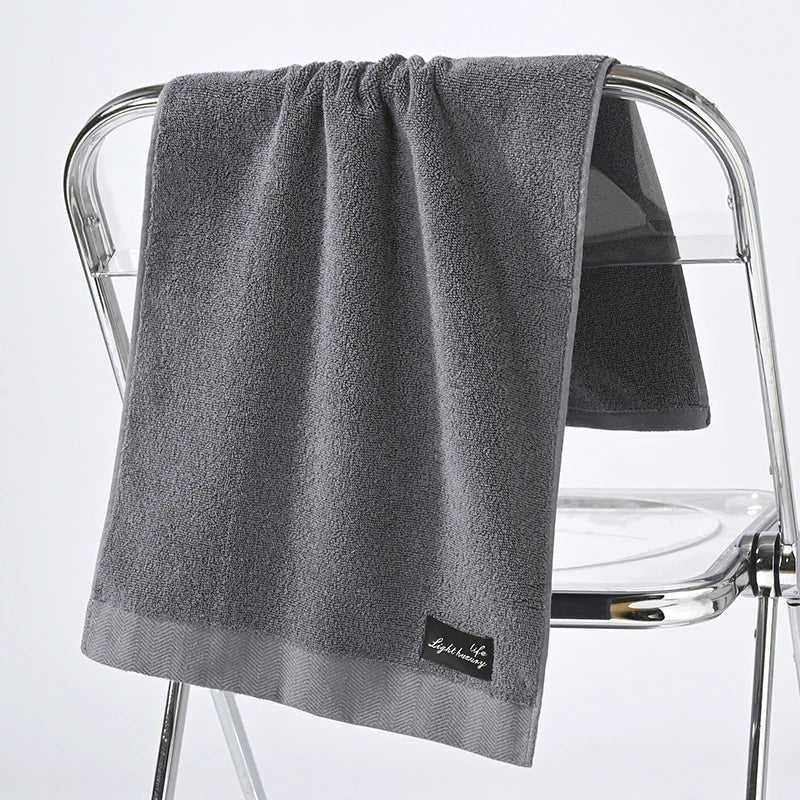 Adult Bath Towel 100% Cotton Sweat Absorbent Towel Sports Towel Strongly Absorbent Bath Towel Set 70x140cm