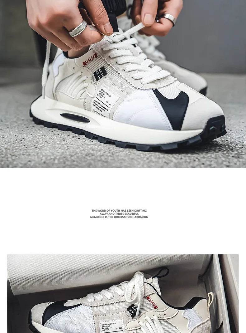 Men's Sports Shoes Male Casual Shoe platform Wear-resistant Shock-absorbing Anti Slip Comfortable Men Shoes Zapatillas De Hombre - AIAZ