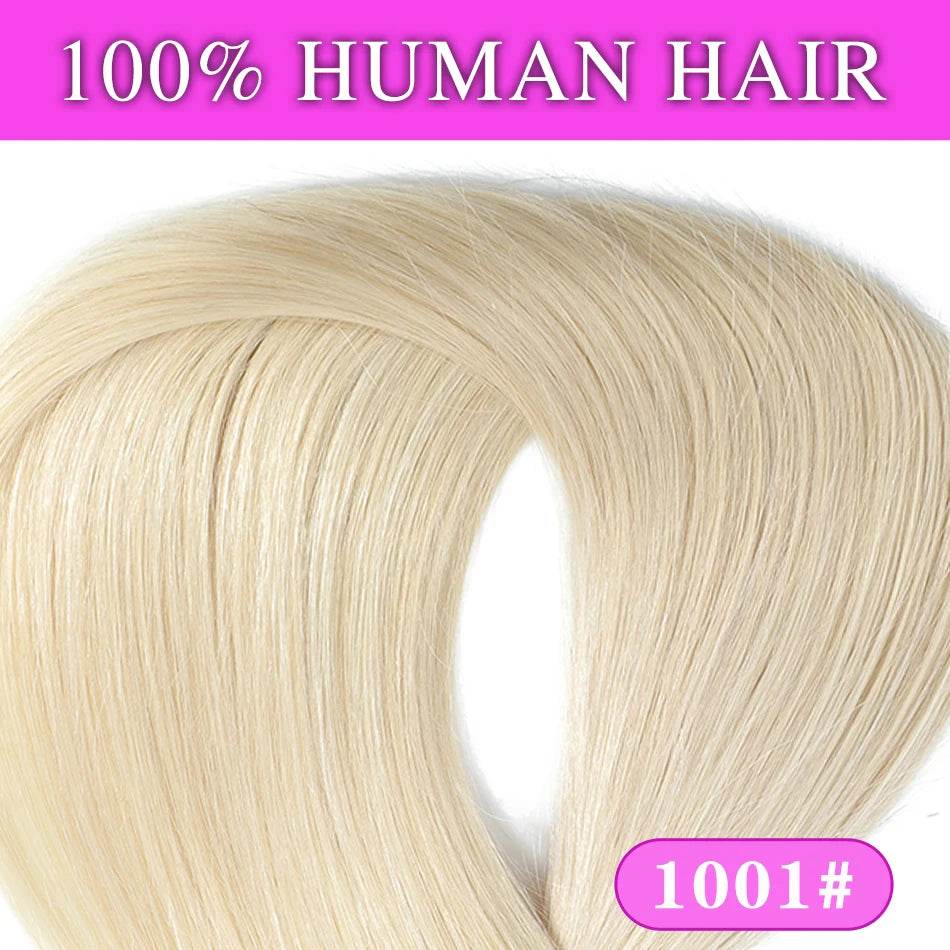 Halo Hair Extensions 100% Human Hair 14-28 Inch Hidden Wire Clip In Hair Ombre Brown Color Human Remy Fish Line Hair Extension - AIAZ