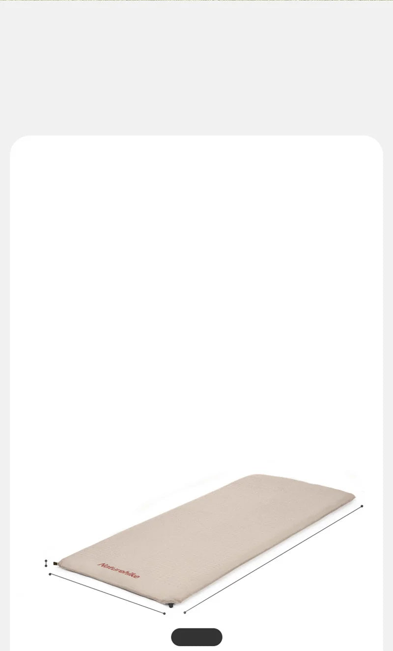 Naturehike 2025 New Self Inflating Air Mattress 6cm Thicken Ultralight Picnic Sleeping Pad Folding Outdoor Camping Air Mat