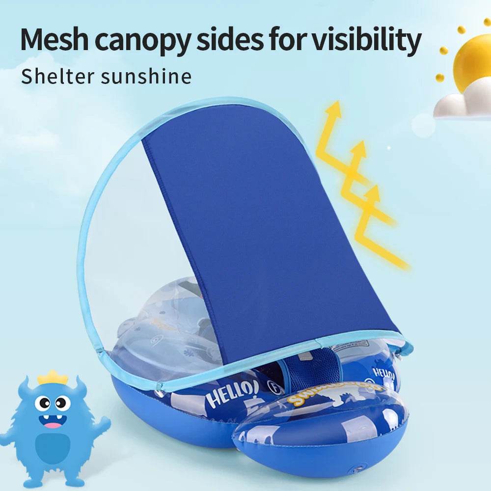 Swimbobo Kids Inflatable Baby Floating Water Toy Swimming Floats Waist Trainer Child Swim Pool Ring PVC Children Float - AIAZ