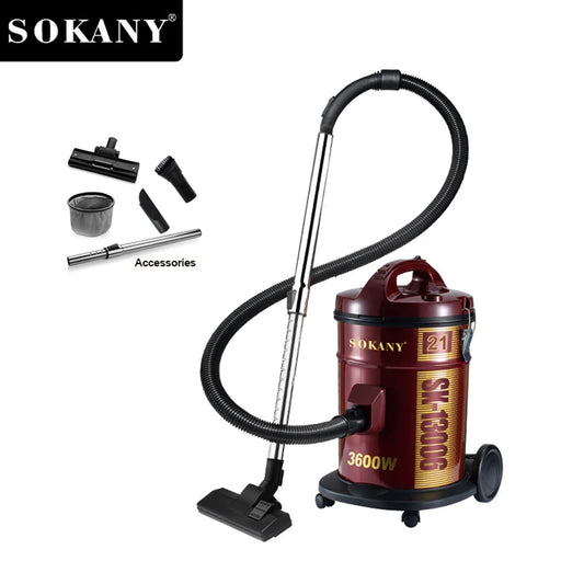 1600W Electric Dry Vacuum Cleaner Large Capacity Strong Suction Power Household Multi-function Cleaner Household Appliances