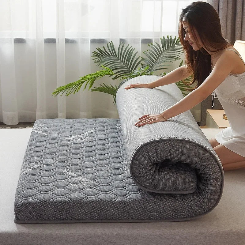 Household Thickened Foldable Tatami Cotton Mattress Cushion Non-Slip Mat for Home Student  Dormitory hotel Single Double Bed
