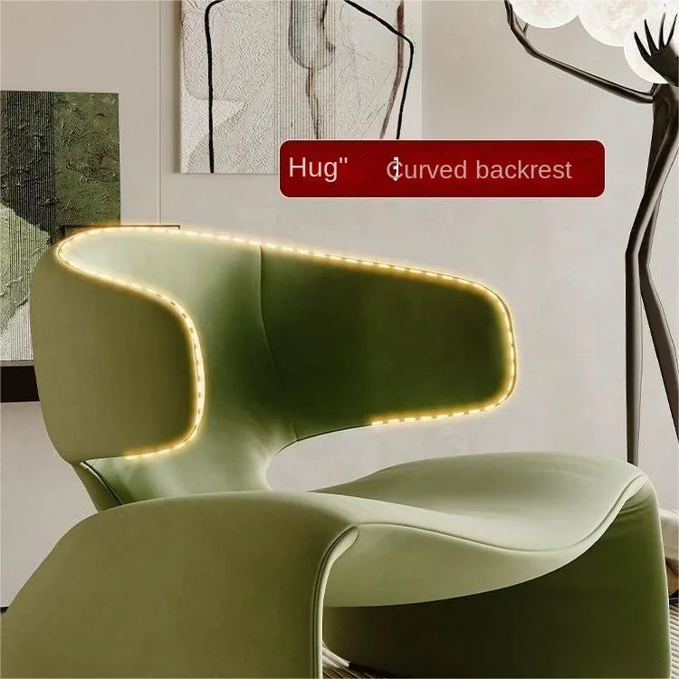 Designer Creative Single Sofa Chair for Negotiation Table and Chairs Leisure Sofa Rest Area Hotel