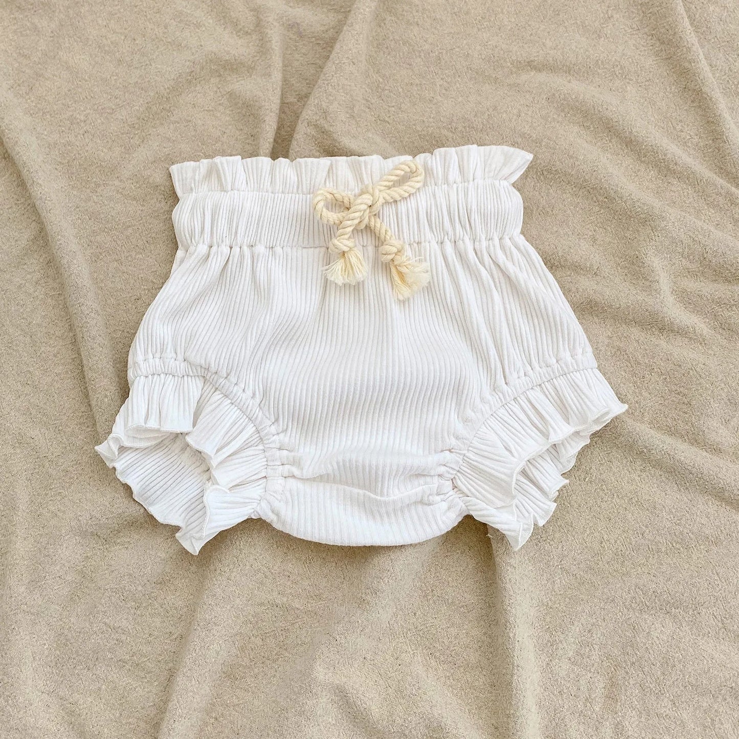 Summer Baby Girls Clothes Set Infant Ruffle Bodysuit Top PP Shorts Bloomers 2PCS Outfits 0-24 Months Toddler Romper Baby's Sets