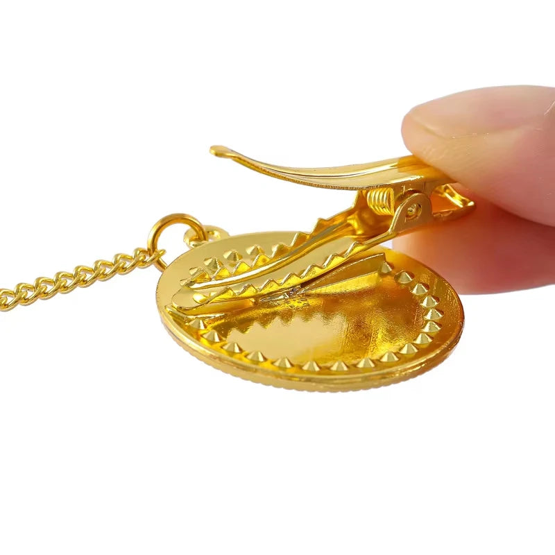 All Zircon Baby Pacifier Chain Clips Set Gold Crown Princess Prince Pacifiers Holder Silicone Nipple Luxury Infant Shower Gifts