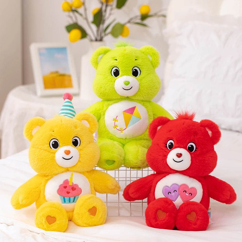 Care Bears Lovely Animals Plush Toys Dolls Companion Wish Effort Birthday Stuffed Bear Toys Dolls Sleeping Cartoon Toys - AIAZ